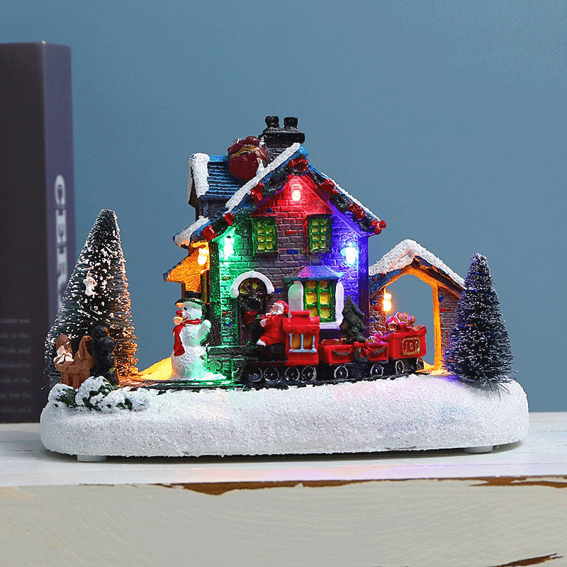 눈내린하우스 무드등 크리스마스 감성 스노우 겨울 하우스 인테리어소품